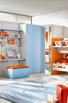 Πορτοκαλί-μπλε φως παιδιά