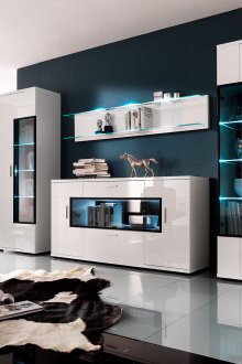 Υψηλής τεχνολογίας ασπρόμαυρο καθιστικό