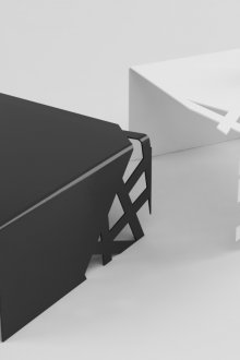 Μεταλλικό τραπεζάκι καφέ