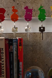 Υποδοχή κλειδιού μεταλλικού τοίχου