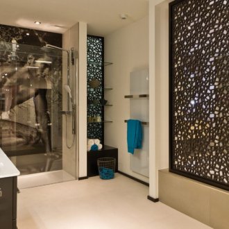 Διάτρητα μεταλλικά διαχωριστικά στο εσωτερικό