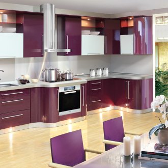 Violet κουζίνα-τραπεζαρία