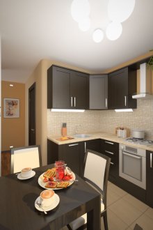 Μικρή όμορφη κουζίνα