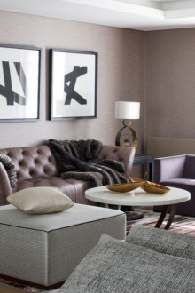 Constructivism γκρι και καφέ καθιστικό