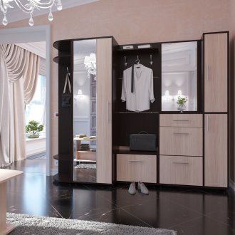 Ντουλάπα wenge στο διάδρομο