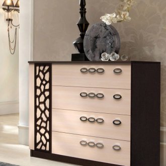 Κομψό συρτάρι wenge στο διάδρομο