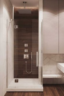 Ντους και μαρμάρινο μπάνιο