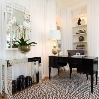 Καθρέπτες σε ένα ντουλάπι χωρίς παράθυρα