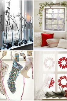 Πρωτοχρονιά επιλογές διακόσμησης παραθύρων