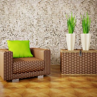 Wenge-laminaat in een wit interieur