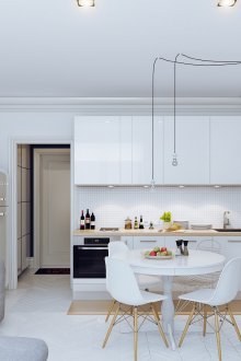 Λευκή κουζίνα