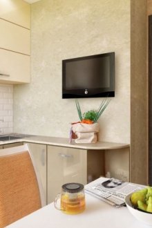 Κουζίνα 8 τ.μ. σε παστέλ χρώματα