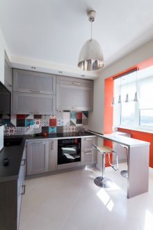 Κουζίνα 18 τ.μ., σε συνδυασμό με μπαλκόνι