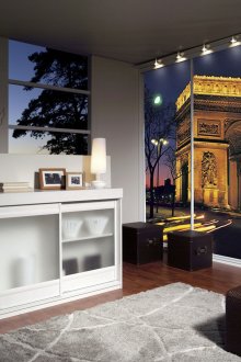 Συρόμενη ντουλάπα με εκτύπωση φωτογραφιών