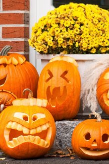 Απόκριες αστείες κολοκύθες