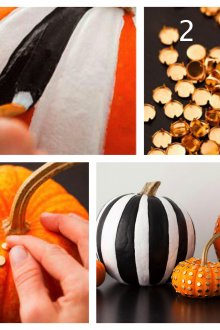 Κομψή διακόσμηση κολοκύθας