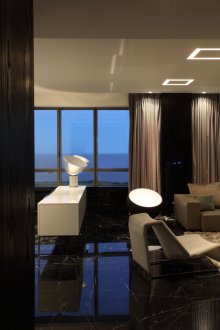 Αρχικό φωτισμό καθιστικού υψηλής τεχνολογίας