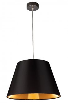 Υψηλής τεχνολογίας μαύρος και χρυσός πολυέλαιος