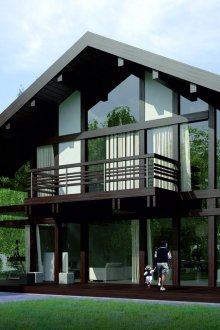 Γερμανικό στυλ διώροφο σπίτι