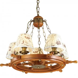 Ναυτικός πολυέλαιος πολυέλαιος με υφάσματα