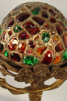 Ασυνήθιστη επιτραπέζια λάμπα Art Nouveau