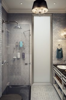 Art Deco σχεδιασμός λουτρών