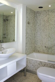 Μωσαϊκό στο σχεδιασμό του μπάνιου