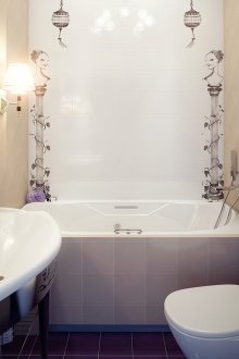 Φωτεινό-άσπρο, άνετο μπάνιο