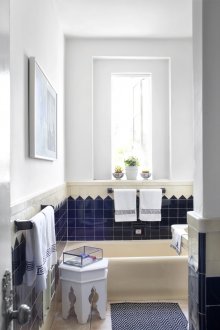 Λευκό και Μπλε Ελληνικό Μπάνιο