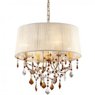 Μπεζ κλασικό πολυέλαιο