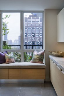 Σχεδιασμός κουζίνας με χώρο χαλάρωσης