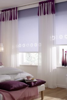 Lilac ρολά στο υπνοδωμάτιο