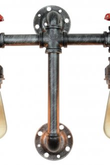 Φωτιστικό τοίχου τύπου σοφίτας με δύο λαμπτήρες