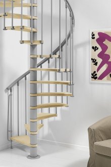 Μπεζ-γκρι σπειροειδής σκάλα