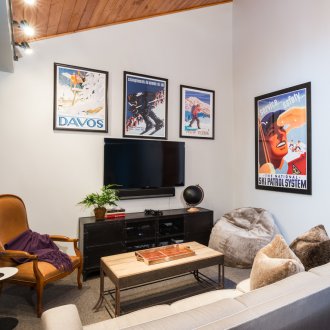 Γκρι σακίδιο καρέκλα σαλόνι