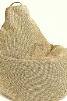 Μπεζ καρέκλα μαλακής τσάντας