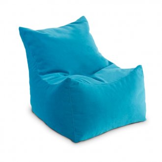 Φωτεινή μπλε καρέκλα χωρίς καρέκλες