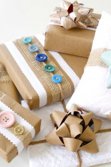 Πρωτότυπο χαρτί συσκευασίας δώρου