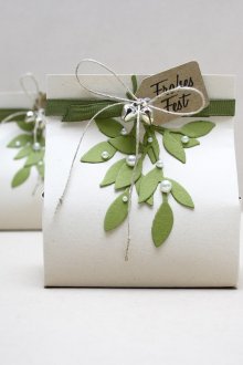 Τσάντα δώρων κάρτα διακόσμηση