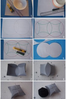 Πώς να φτιάξετε ένα κουτί δώρου από χαρτόνι