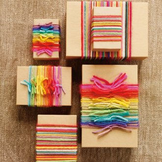Πολύχρωμα σχοινιά για διακόσμηση δώρων