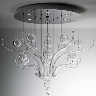 Αυθεντικός σχεδιασμός από γυαλί πολυτελείας Art Nouveau