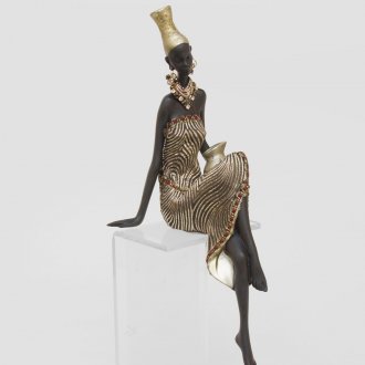 Ειδώλιο αφρικανική κυρία για διακόσμηση σπιτιού