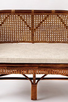 Καφέ καναπέδες ψάθινα