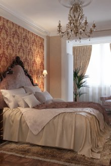 Κλασικό εσωτερικό υπνοδωμάτιο