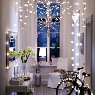 Πρωτοχρονιά διακόσμηση διαδρόμου