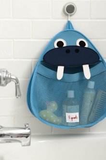 Καλάθι αποθήκευσης υφασμάτων στο μπάνιο