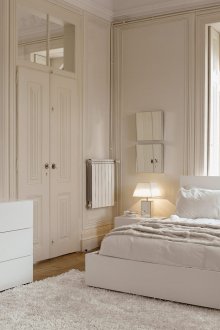 Λευκή υπνοδωμάτιο