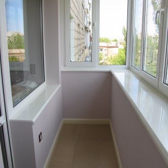 Γυψοσανίδας στο σχεδιασμό του μπαλκονιού