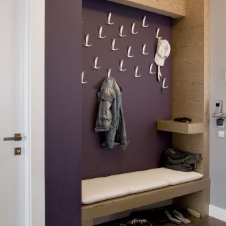 Βιολετί καφέ διάδρομο